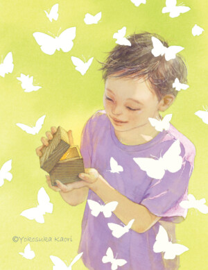 絵本「木箱の蝶」表紙
2022
水彩 Watercolor